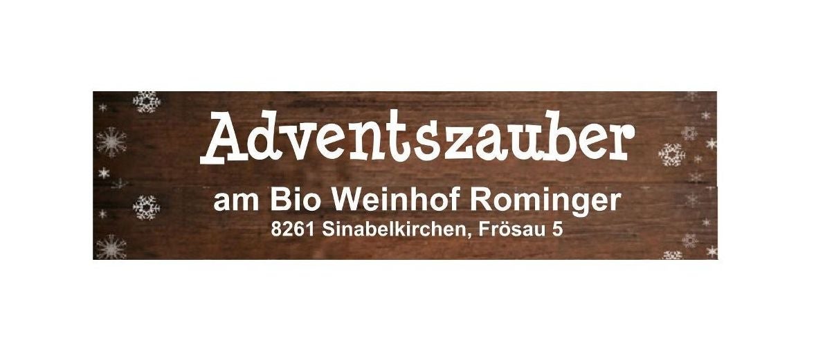 Adventszauber am Weinhof Rominger in Sinabelkirchen