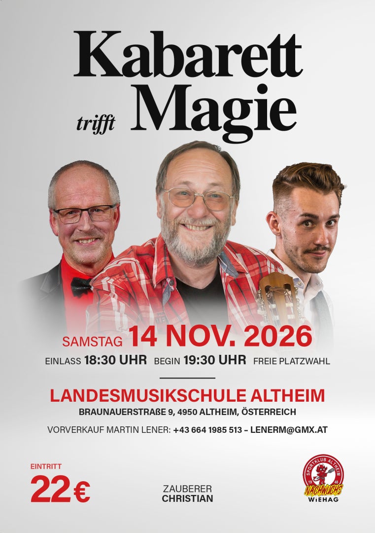 Kabarett trifft Magie in Altheim