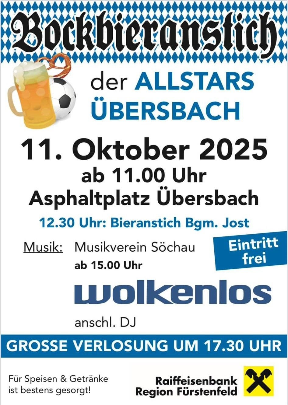 Bockbieranstich Übersbach
