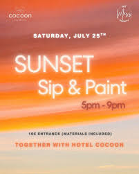 SUNSET Sip & Paint