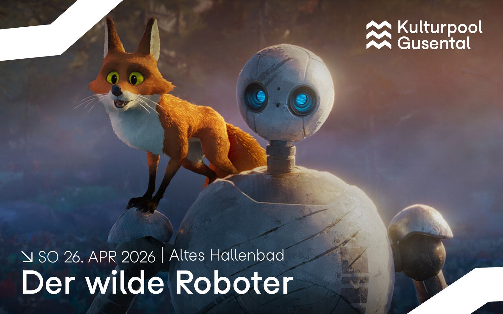 Kino im Pool: Der wilde Roboter