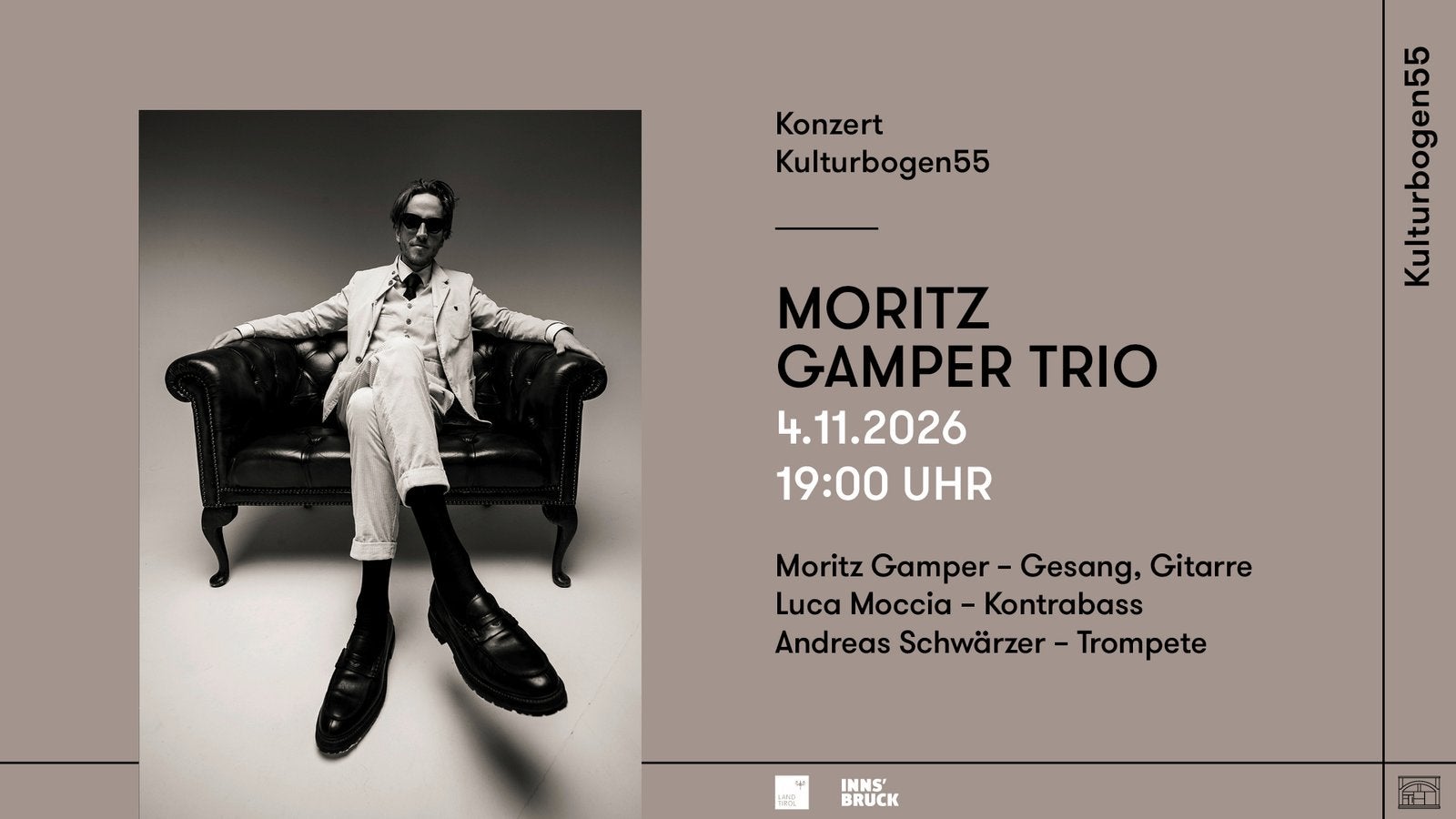 Konzert MORITZ GAMPER – Kulturbogen55