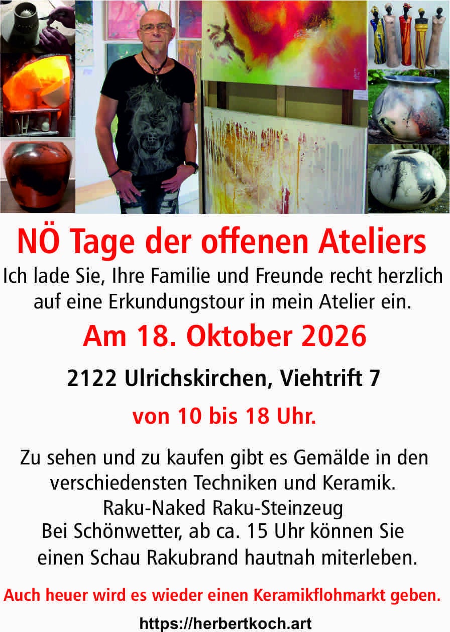 NÖ Tage der offenen Ateliers 2026