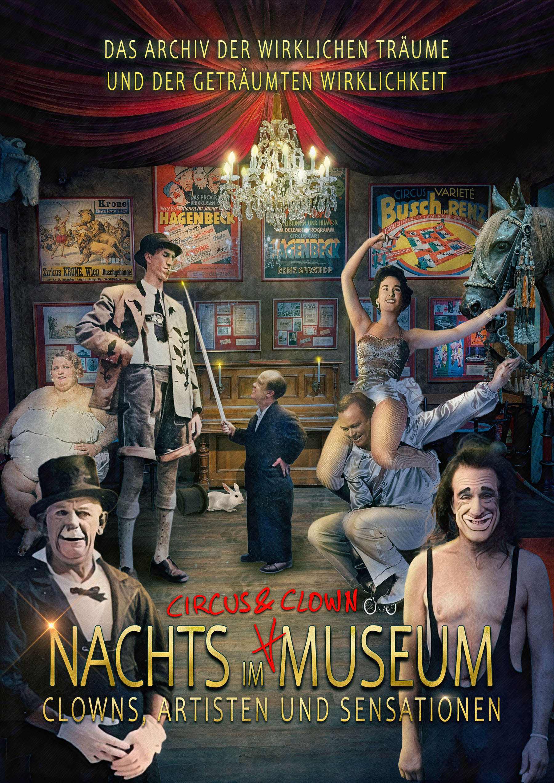 Nachts im Circus- & Clownmuseum in Wien