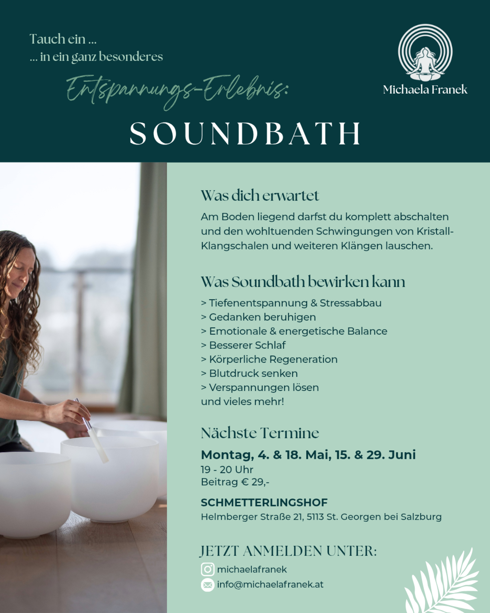 Soundbath - Tiefenentspannung mit Klang