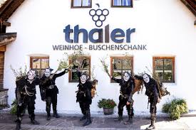 Perchtenlauf at the Weinhof Buschenschank Thaler