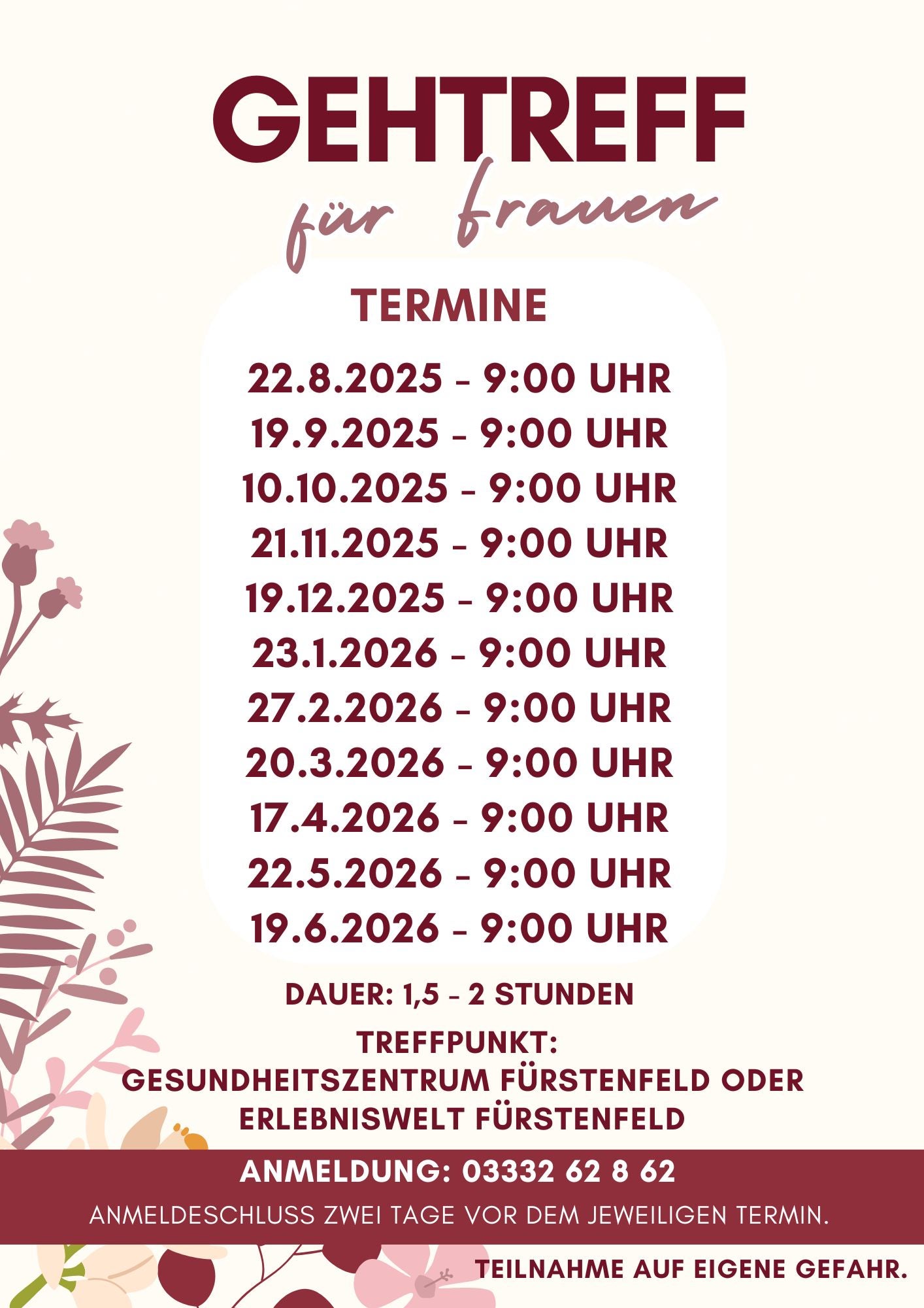 Gehtreff für Frauen