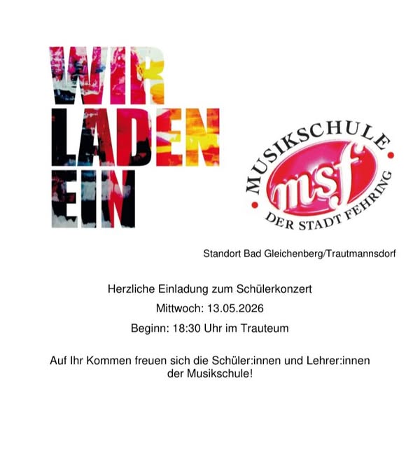 Schülerkonzert der Musikschule