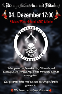 4. Krampuskränzchen mit Nikolaus in Altheim