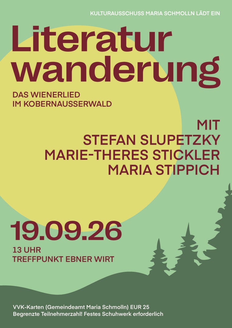 Literaturwanderung in Maria Schmolln