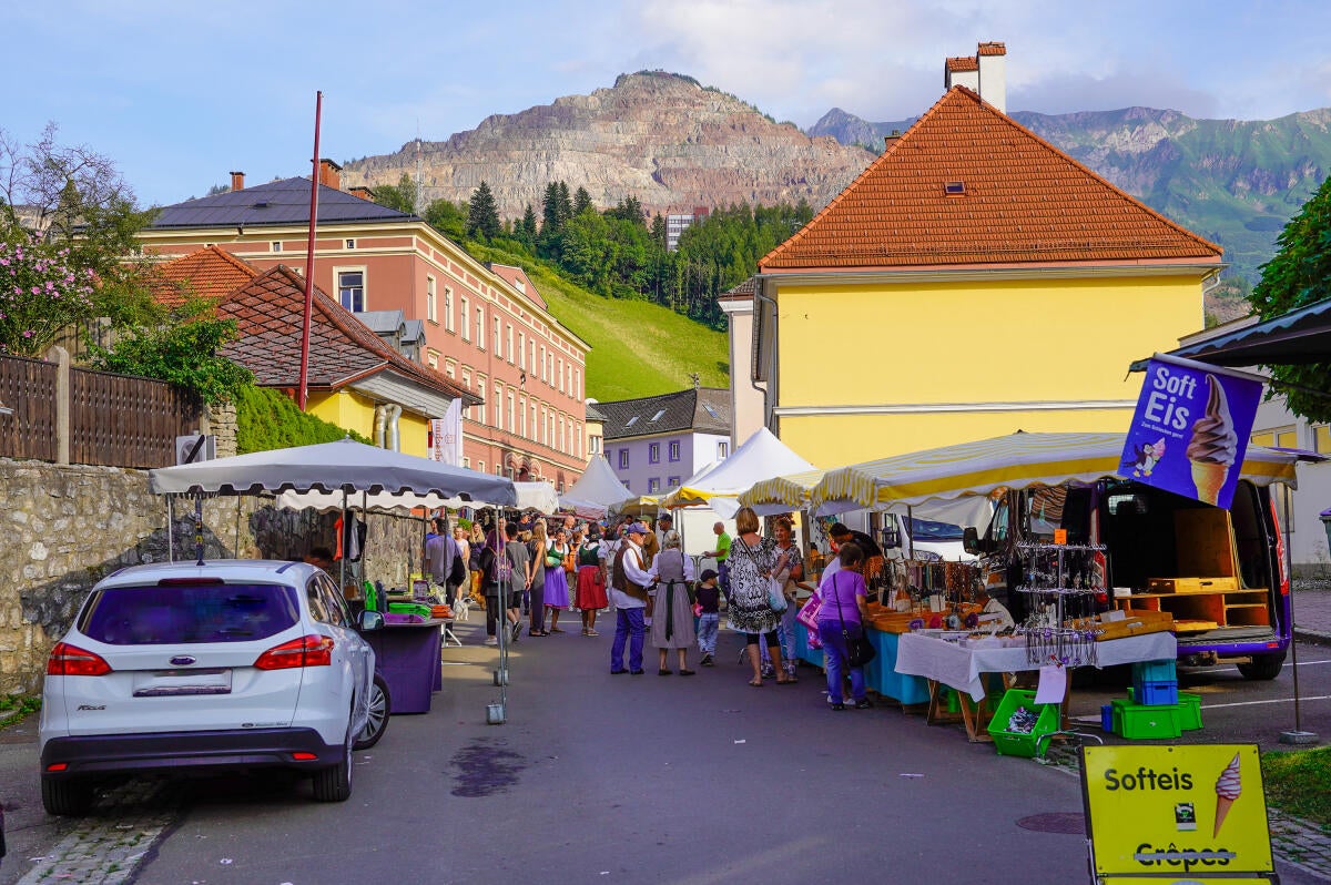 Oswaldikirtag in Eisenerz – Markt in der Altstadt