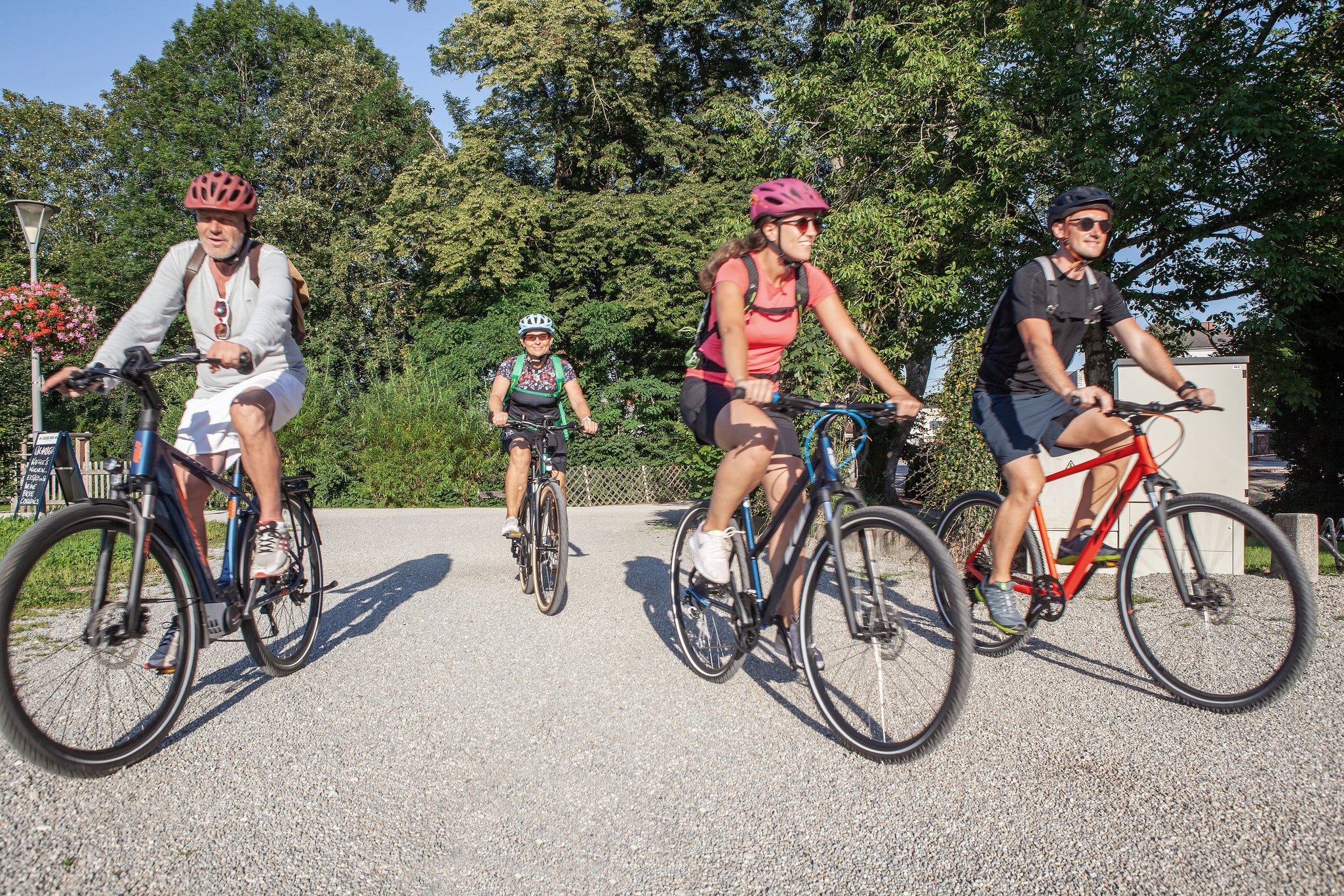 Eröffnung Obernberger Fahrradweg in Obernberg am Inn