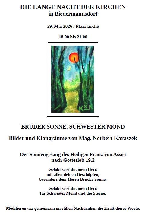 Bruder Sonne, Schwester Mond