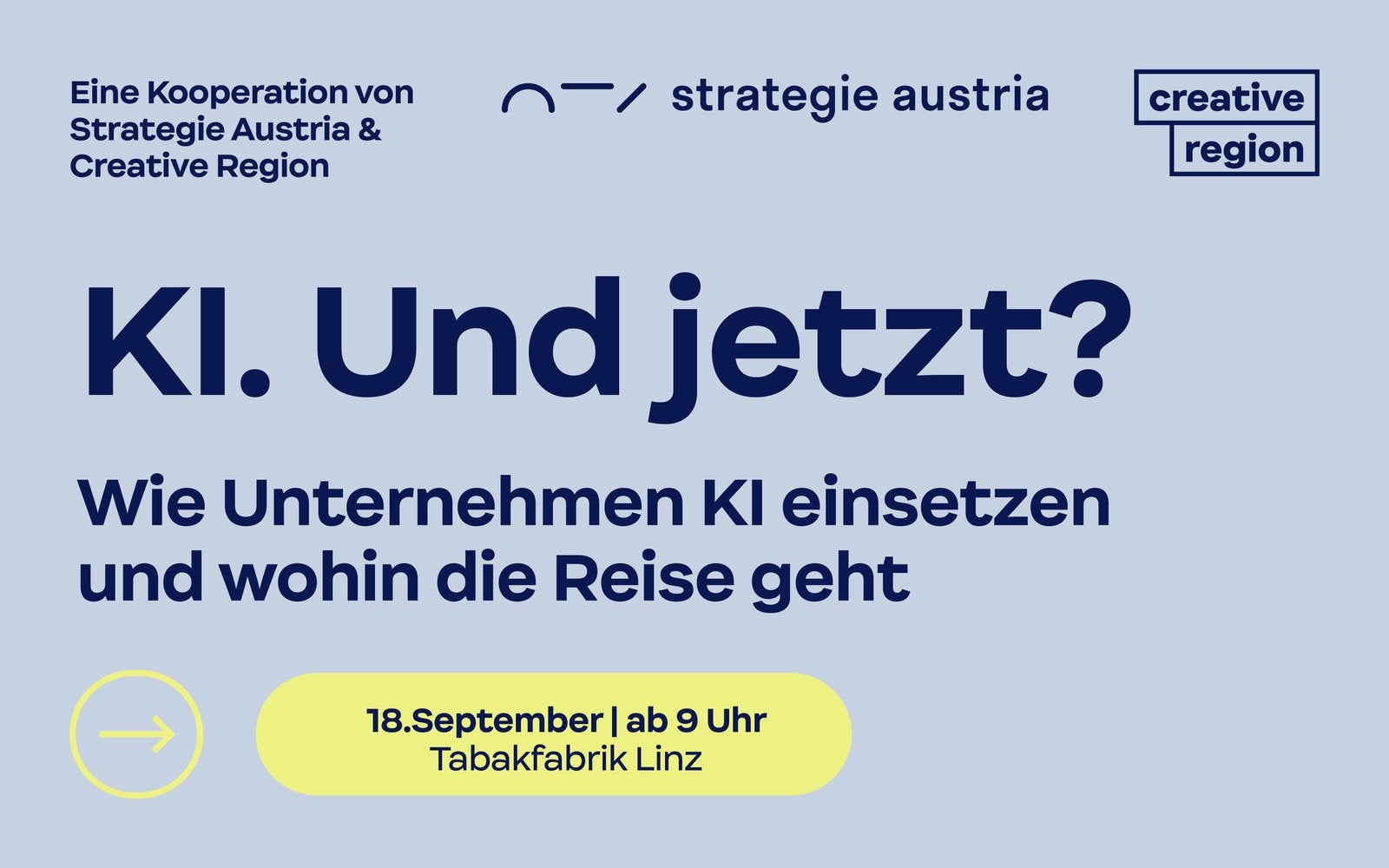 KI in Unternehmen: Praxis-Event in der Tabakfabrik Linz