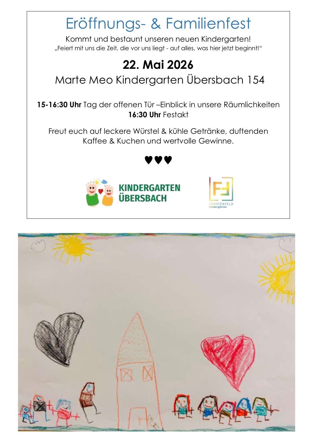 Eröffnungs- und Familienfest Marte Meo Kindergarten