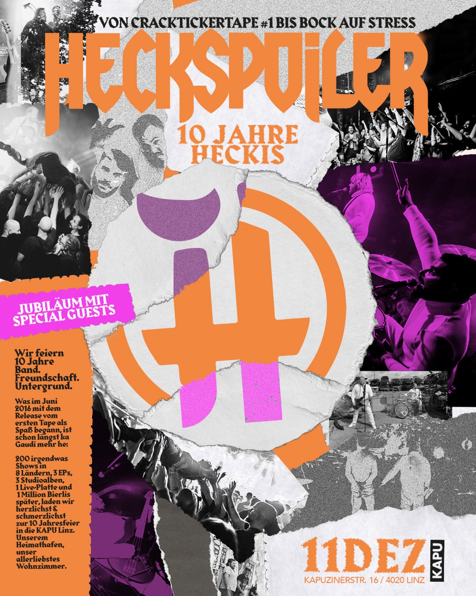 10 Jahre Heckspoiler – Konzert im KAPU Linz