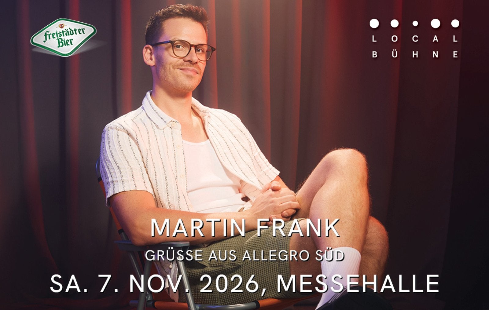 Martin Frank – Comedyabend in der Freistädter Messehalle