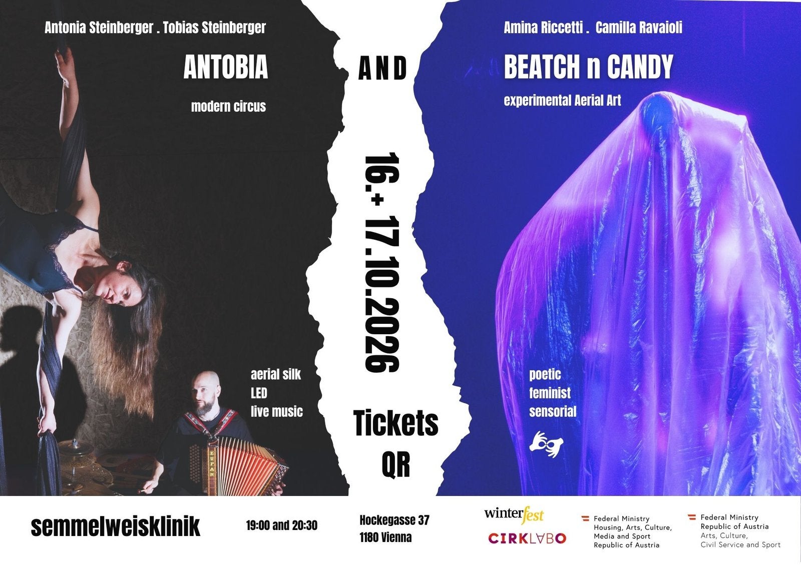 ANTOBIA und BEATCH N CANDY in der Semmelweisklinik