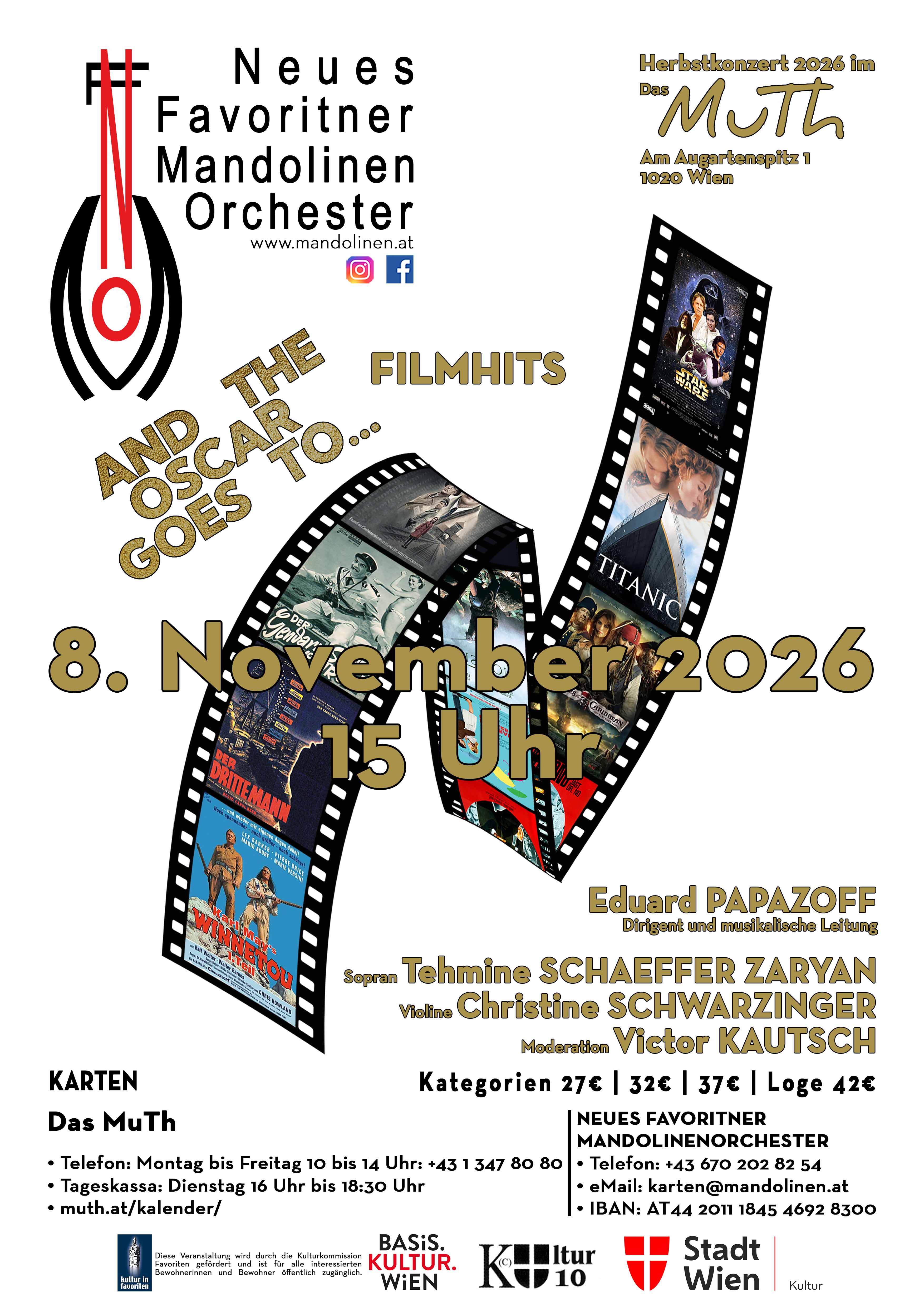 and the oscar goes to... – Mandolinenkonzert in Wien