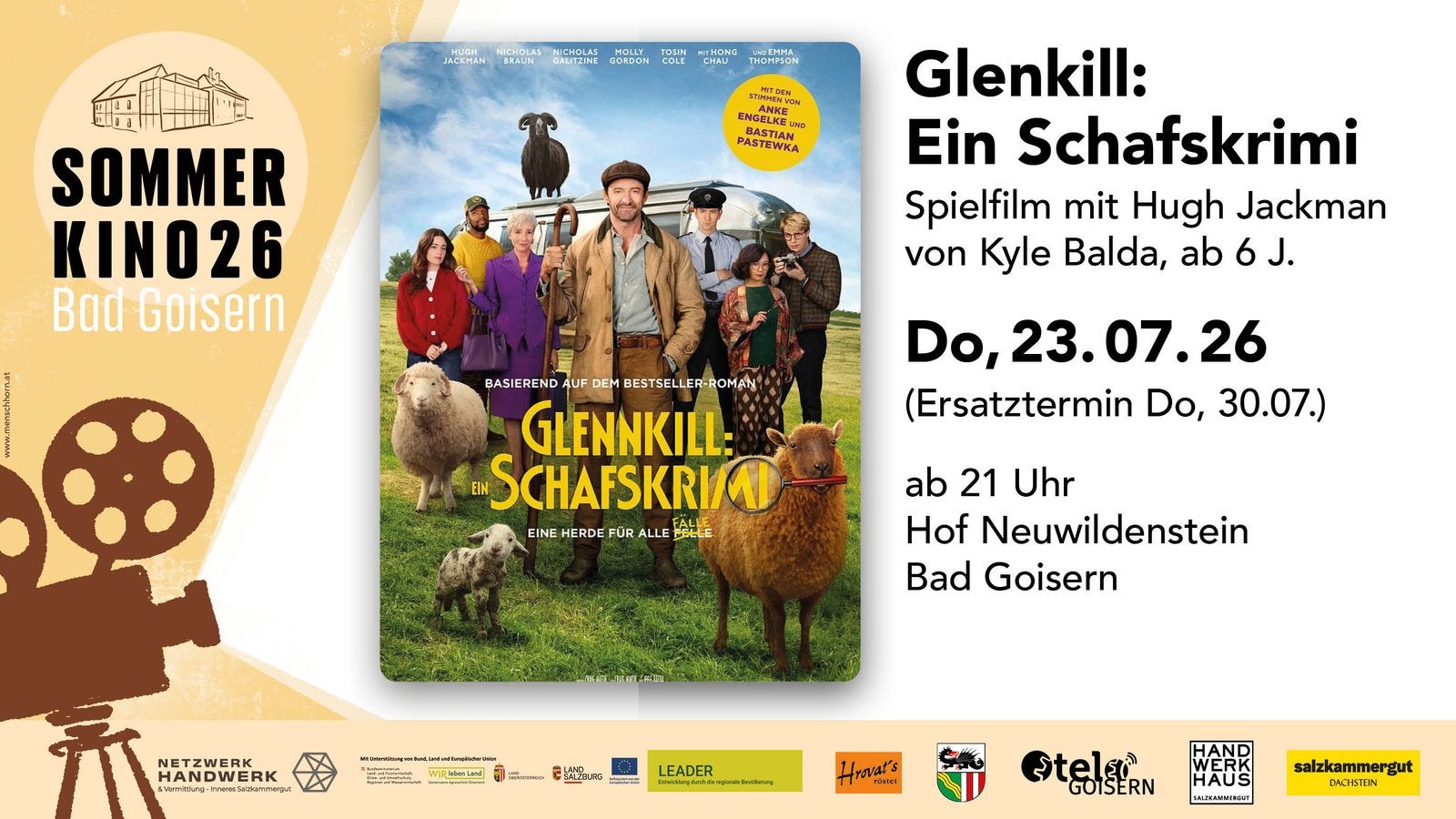 Sommerkino: "Glenkill: Ein Schafskrimi"