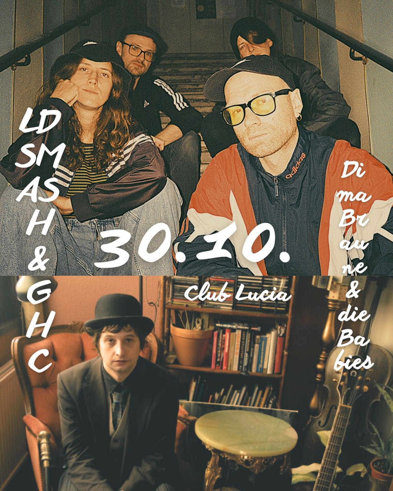 LD Smash & GHC sowie Dima Braune – Live im Club Lucia