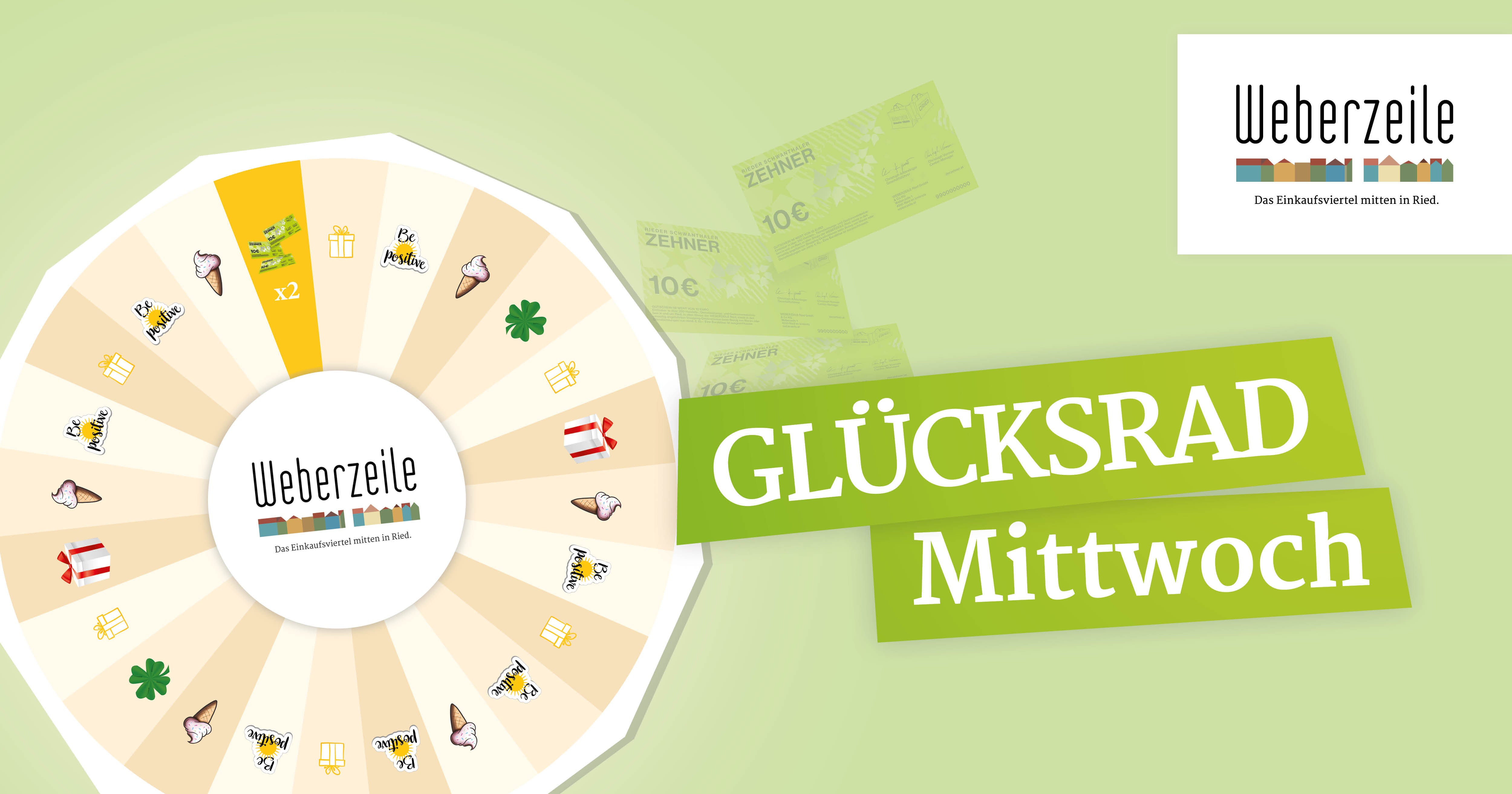 Glücksrad Mittwoch