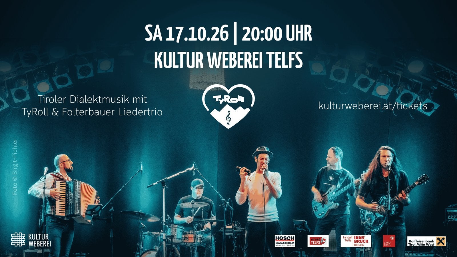 Tiroler Dialektmusik mit TyRoll & Folterbauer Trio