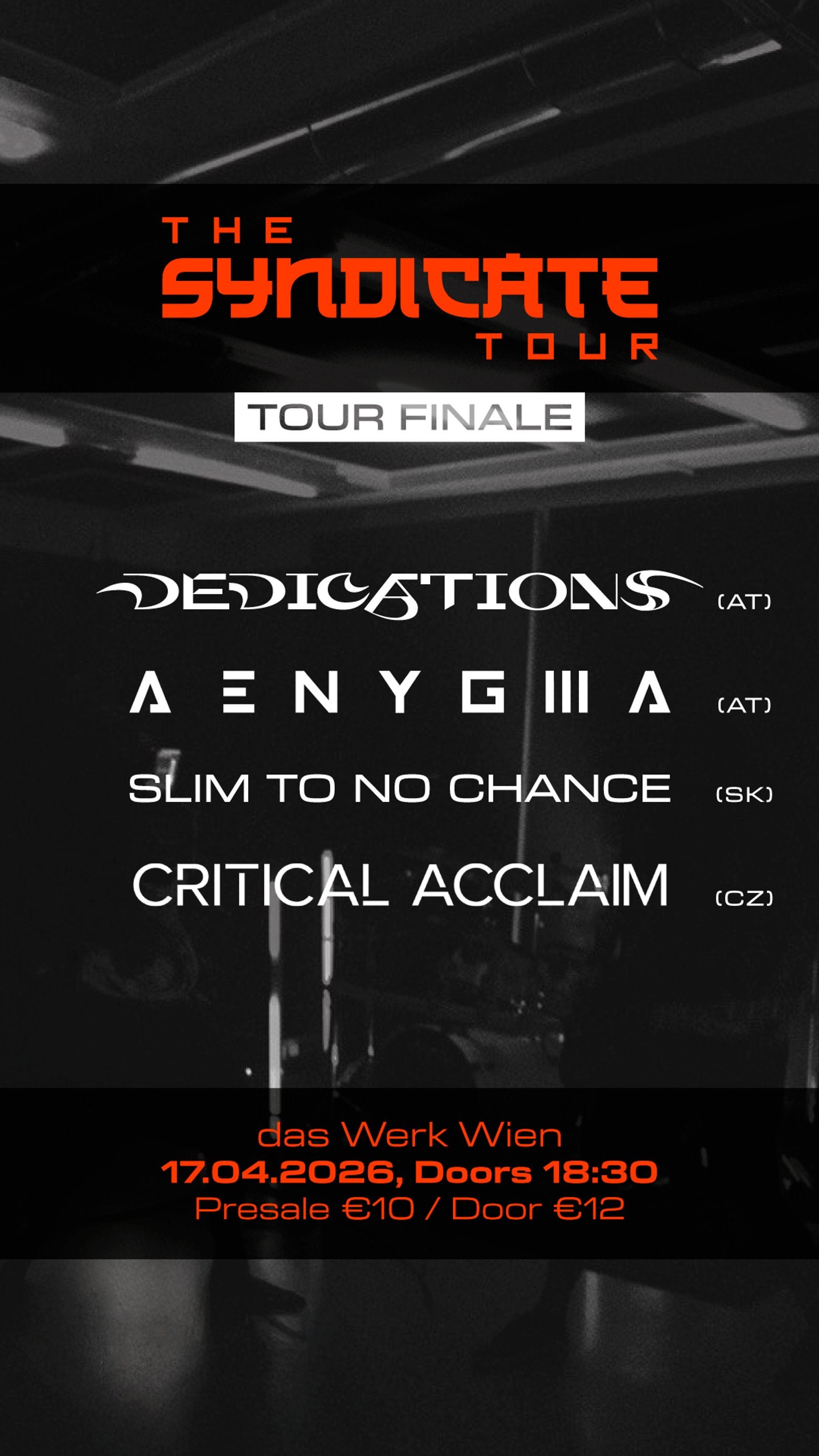 THE SYNDICATE TOUR FINALE