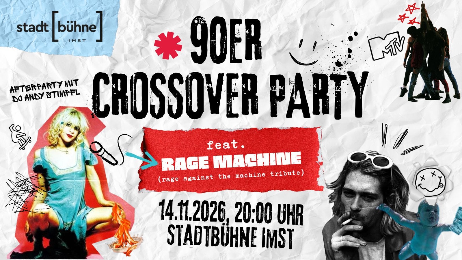 90er Crossover Party & RATM-Tribute in Imst