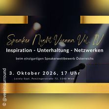 Speakernight Vienna Vol. IV – Keynote-Wettbewerb in Wien