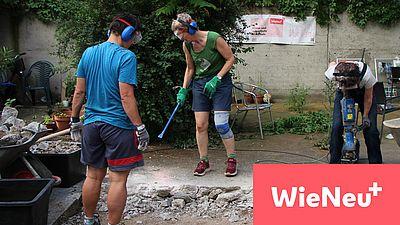 Grätzlmarie Ideenwerkstatt: 
Schwerpunkt „Klimafitte Innenhöfe"