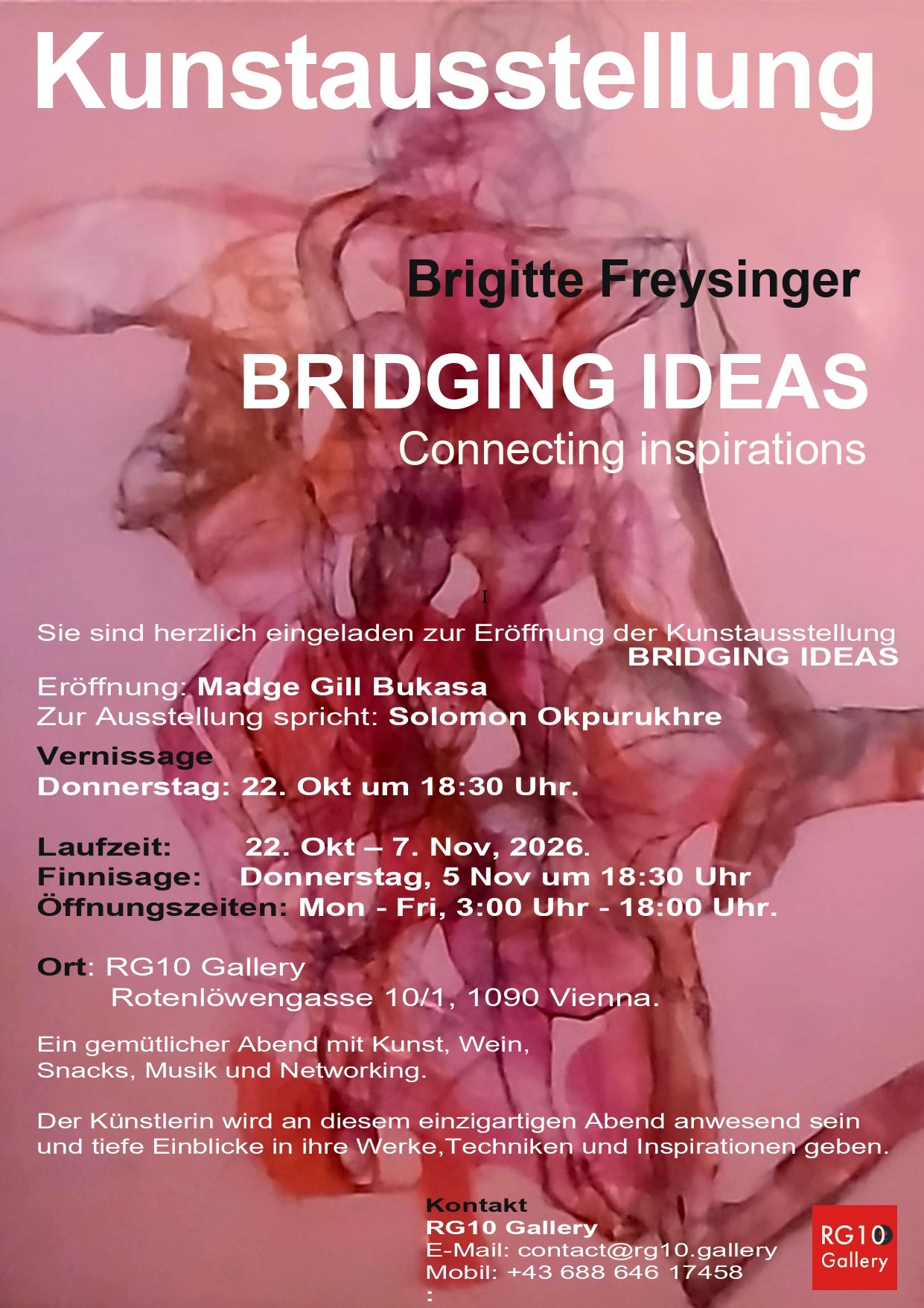 Brigitte Freysinger: BRIDGING IDEAS – Kunst in Wien