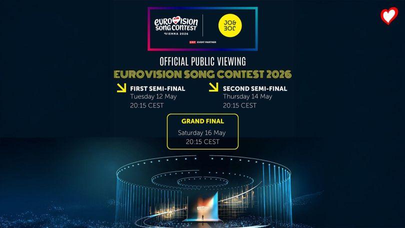 Eurovision Song Contest: Public Viewing im Jo & Joe Hotel Vienna