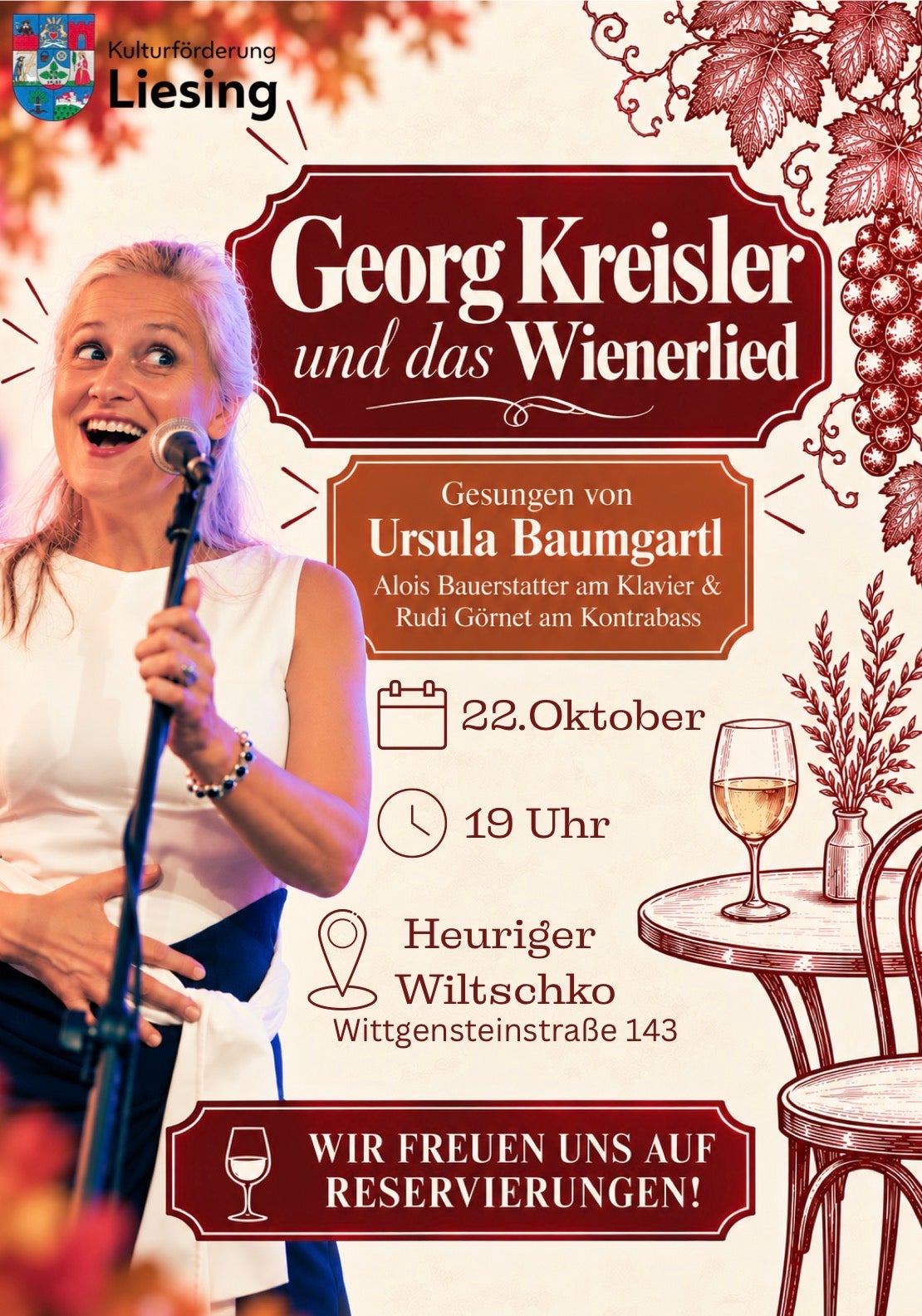 Georg Kreisler und Wienerlied mit Ursula Baumgartl
