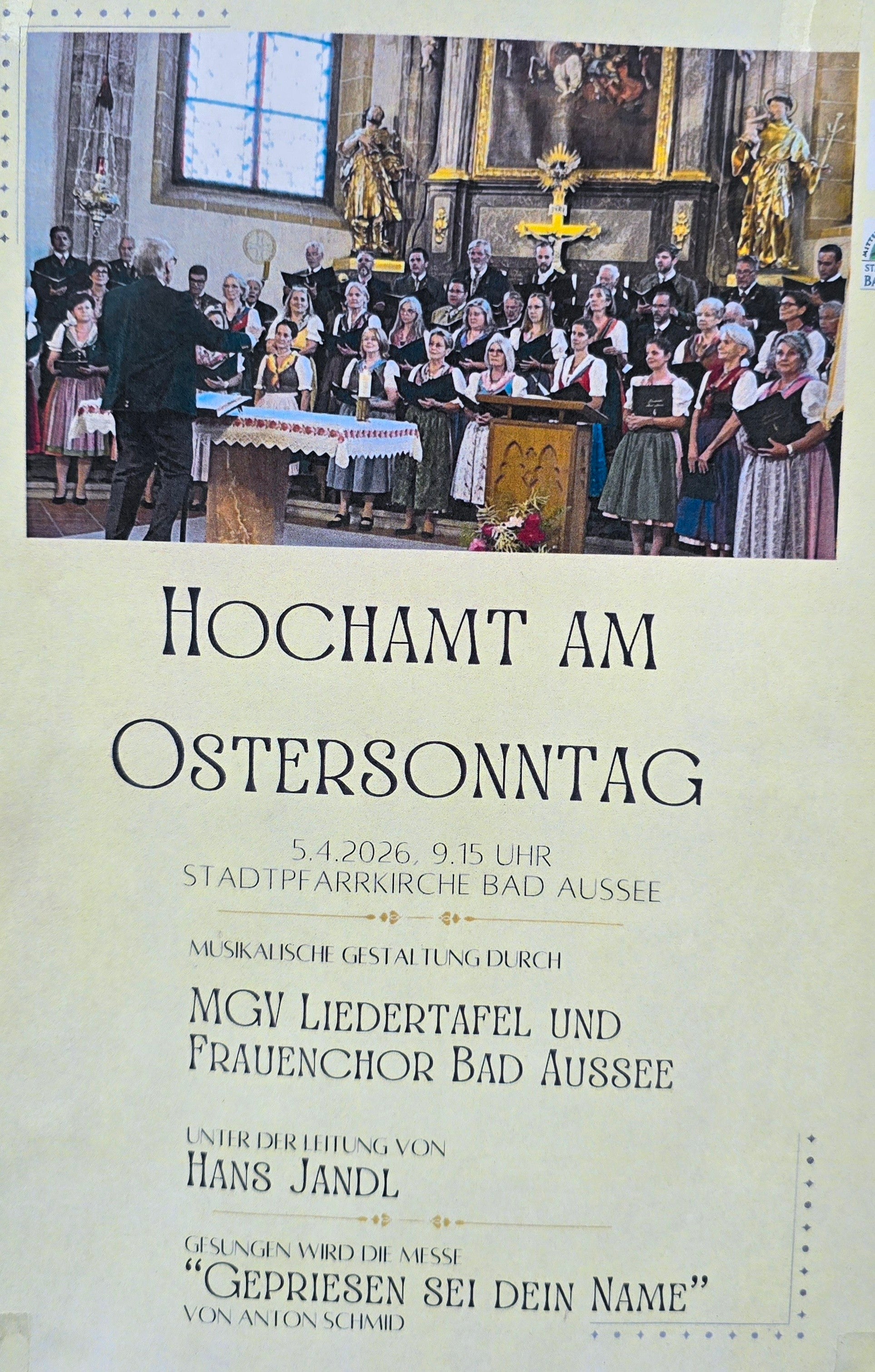 Hochamt am Ostersonntag