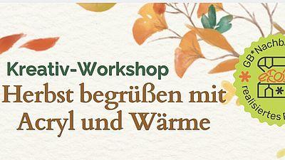 Kreativ-Workshop Herbstbilder mit Acryl in Wien
