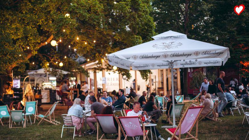 Freiluft ESC-Special im Garten des Palais Auersperg